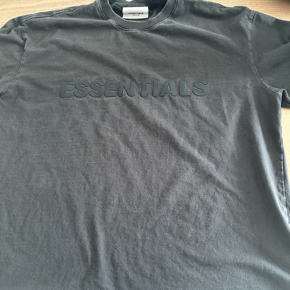 Essentials FEAR OF GOD Men's Charcoal Tee FOG size M